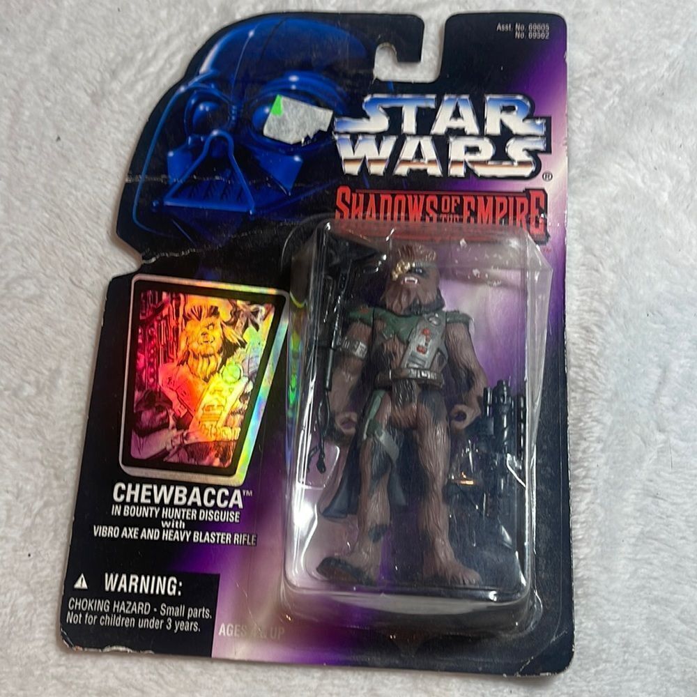 Vintage 1996 Star Wars shadows of the empire Chewbacca bounty hunter disguise